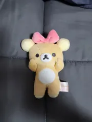 リラックマ リボン ぬいぐるみ キーホルダー