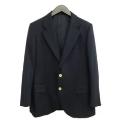 バーバリーズ Burberrys 90s ヴィンテージ 金ボタン ブレザー テーラード ジャケット AB5 ネイビー 紺