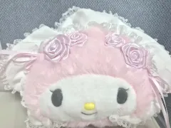サンリオ 白 フリル マイメロディ ポーチ