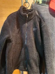 リーボック ブラック フリース ジャケット