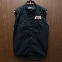 ハーレーダビッドソン ノースリーブ シャツ ジャケット S