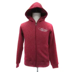 ガッチャ GOTCHA ジャケット パーカー ミドル丈 ジップアップ ロゴ刺繡 S 赤 レッド /YS26