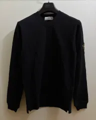 STONE ISLAND ストーンアイランド 正規品 Vネック 長袖Tシャツ ブラック