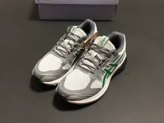 アシックス X サンサンギアー ゲル テライン グレー バイオレット ジョリー グリーン