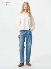 UNIQLO ユニクロ JW ANDERSON ストレートデニム 63ブルー 25サイズ