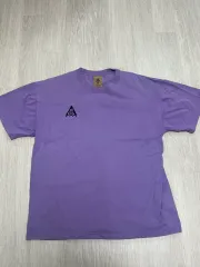S NIKE ACG ロゴ 半袖 Tシャツ パープル(紫)