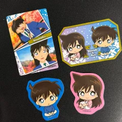 名探偵コナン 工藤 新一・毛利 蘭 カードステッカーセット