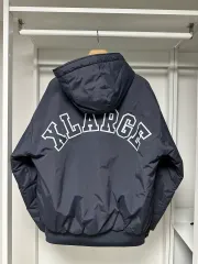 XLARGE エックスラージ ナイロンパファージャケット ダークネイビー L