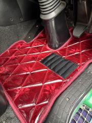 金華山 コスモス 仮眠カーテン ブラウン 大型車 中型車 トラック