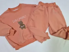 Mi tian ji 래빗 裏起毛 上下セット 120号