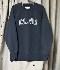 (新品)Calvin Klein カルバン・クライン ブラック スウェット Tシャツ(L)