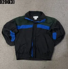 コロンビア ウィンドブレーカー ジャケット ブラック/ブルー/グリーン l 0206