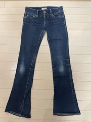 MOUSSY デニムパンツ レディース ストレッチ 細身シルエット ローライズ寄り