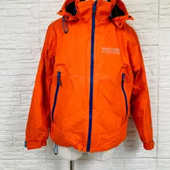 FIELD MEMBER フィールドメンバー マウンテンパーカー フード付き ナイロンジャケット オレンジ サイズL【F2-5836】