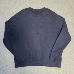 GUESS ゲス スウェットシャツ ネイビー XL(105)