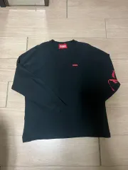 032c ブラック 長袖 Tシャツ