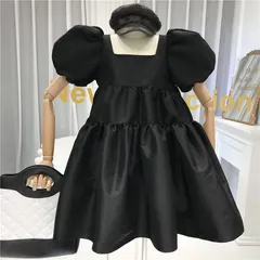 可愛い！ フレア ハリ感にミニワンピースドレス パーティー