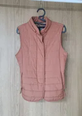 レディース 딥オレンジ ダウン ベスト 55サイズ