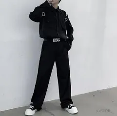 送料無料 メンズ シャツ 韓国 個性 デザイン 長袖 衣装 K-pop