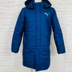 PUMA プーマ ベンチコート ブルー キッズ サイズ150【F2-5845】