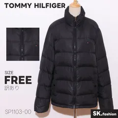 訳あり TOMMY HILFIGER アウター スタンドカラー キルティング構造 ダウン フルジップ ジャケット