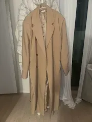 ベージュ色 基本 ロング ジャケット