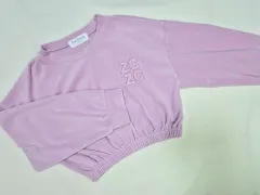 ジアンクローバ 裏毛 クロップドTシャツ 9-11号