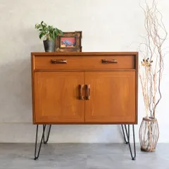 北欧 デンマーク製 サイドボード ビーチ無垢材 キャビネット検skovby