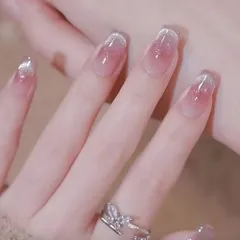 おまけあり   MY095 ネイルチップ 現品　ネイルアート　ネイルパーツ 量産型　ジェルネイル 入学式　結婚式　デート