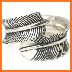 【新品】 シルバー シルバー925 本物 特大 イーグル フェザー リング 指輪 インディアン 羽根 モチーフ 彫り込み メンズ レディース シンプル 太め 巾着付き カジュアル おしゃれ かっこいい 人気 ブランド ジュエリー アクセサリー 輝く 軽量  1