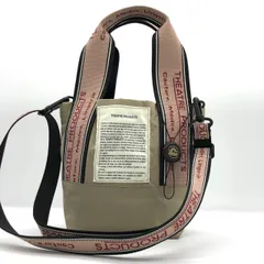 【新品未使用】シアタープロダクツ  2WAY ショルダーバッグ トートバッグ ジャガード ベージュ