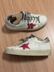 GOLDEN GOOSE ハイスタ（ピンクスター シルバーパール）37