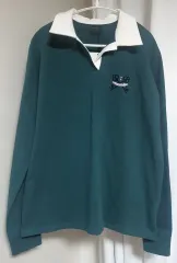 (新品)ルッソネット キーロゴ ラグビーシャツ