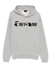 EMPORIO ARMANI ロゴ コットン フーディ 送料無料