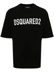 DSQUARED2 ロゴコットン Tシャツ 送料無料