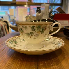 【東あずま店　併売品】　NARUMI　ナルミ　カップ＆ソーサー　CUP＆SAUSER　5客セット　ばら売りはご相談ください　花柄　floral　フローラル　可愛い　上品　ティーカップ　コーヒーカップ　紅茶　コーヒー　Tea　Coffee　cafe　カフェ