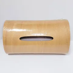 BUNACO 木製ティッシュボックス 円筒形 ナチュラル 天然 ブナコ ブナ材 日本製