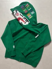Bape アベイシングエイプ 白 タイガー ジップアップ フーディー