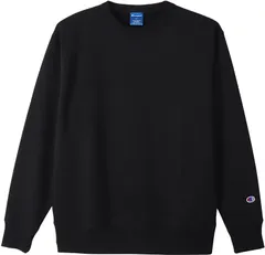 チャンピオン Champion クルーネックスウェットシャツ メンズ CREW NECK SWEAT SHIRT トレーナー 長袖 トップス 丸首 バスケ 部活 トレーニング C3-XS060  C3XS060 090 ブラック