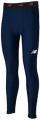 ニューバランス New Balance サッカー ストレッチインナーロングパンツ メンズ 長ズボン ボトム マイクロファイバー 軽量 ソフトな肌触り フィット 安定 タイツ ズボン下  JMPF7381 NV ネイビー