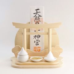 神棚《あまくも》神具３点セット　　御札立て