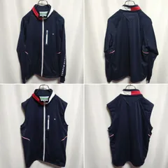 TOMMY HILFIGER GOLF トミーヒルフィガー ゴルフ 2way エアシャットジャケット M ネイビー