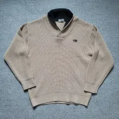 FILA フィラ ベラ イタリア ヴィンテージ ショール ニット L(100) ベージュ