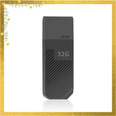 Acer UP300 USBメモリ 32GB USB 3.2 Gen1 最大読出速度120MB/s 高速 フラッシュメモリドライブ 黒 - BL.9BWWA.525 0