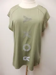 ROXY フレンチスリーブＴシャツ 濃ベージュ Ｓサイズ 601F22