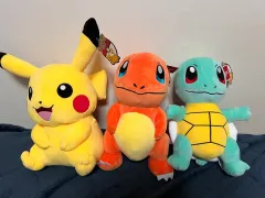 ポケットモンスター ぬいぐるみ (ピカチュウ/ヒトカゲ/ゼニガメ) まとめ出品