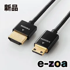 ELECOM  エレコム HDMIケーブル/イーサネット対応 DH-HD14SSM10BK  1m (2410459)