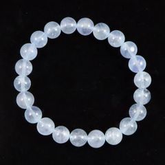 極上希少】全珠イエローシラー 輝くアクアマリン 7mm ブレスレット 