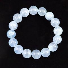 天然石希少大玉エンジェルフェザーフローライトブレスレット珠17.5mm