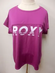 ROXY Ｔシャツ 赤紫 Ｍサイズ 601F19